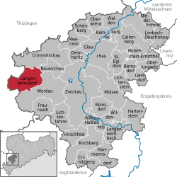 Langenbernsdorf - Carte