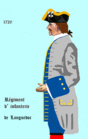 régiment de Languedoc de 1720 à 1734