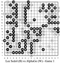 Thumbnail for File:Lee Sedol (B) vs AlphaGo (W) - Game 1 - BW.jpg