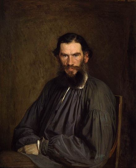 Portrait of Leo Tolstoy by Ivan Kramskoi, 1873