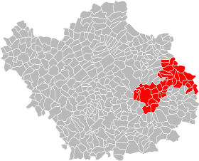 Posizione della Comunità dei comuni di Vendeuvre-Soulaines