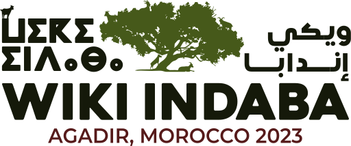 Logo WikiIndaba 2023 Text Color