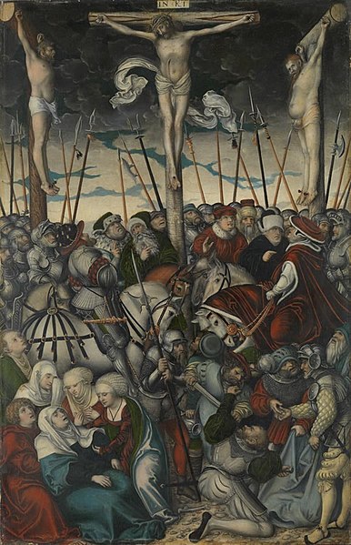 File:Lucas Cranach d. Ä. - Kreuzigungstriptychon, Kreuzigung Christi - 12989 - Bavarian State Painting Collections.jpg