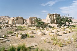 Luxor, West Bank, Ramesseum, overview, Egypt, Oct 2004.jpg