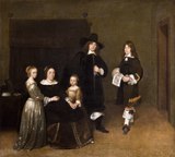 Семейный портрет. После 1656. Холст, масло. Халльвюльский музей, Стокгольм