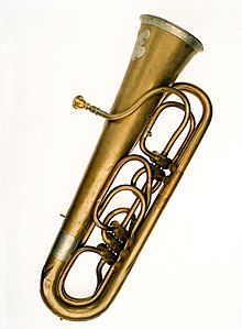 Tuba by Wieprecht & Moritz as described in Prussian patent No.19.