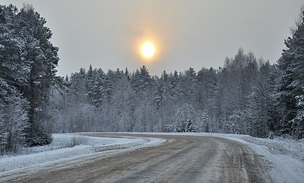 The M8 road from Moscow to Arkhangelsk