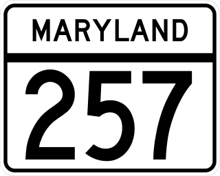 <span class="mw-page-title-main">Maryland Route 257</span>