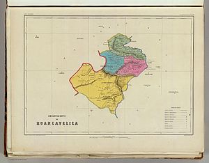 Departamento De Huancavelica: Historia, Geografía, División administrativa