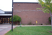 William Lyon Mackenzie Collegiate Institute is a public secondary school located in Bathurst Manor. Mackenzie school1.JPG