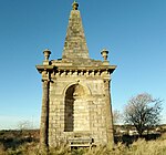 Macrae Monument, Monkton, South Ayrshire, Scotland. From the south.jpg