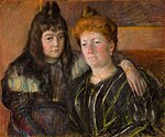 Madame Meerson and Her Daughter (1899), xerographia, Reynolda House Museum of American Art.