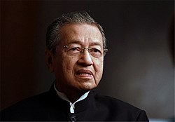 Mahathir Mohamad face