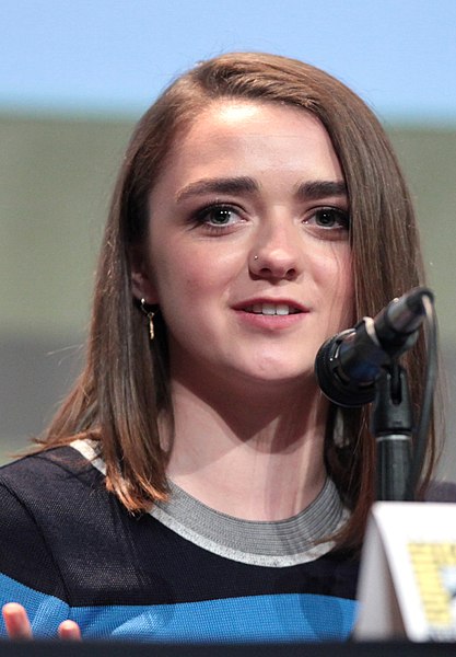 Maisie Williams plays the role of Arya Stark in the television series.