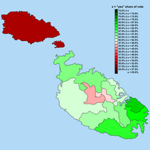 Malta Divorce Referendum 2011 Outcome.png