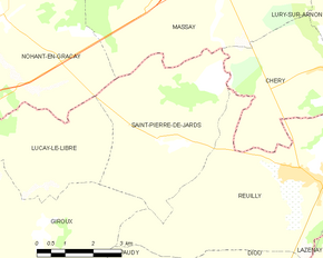 Poziția localității Saint-Pierre-de-Jards