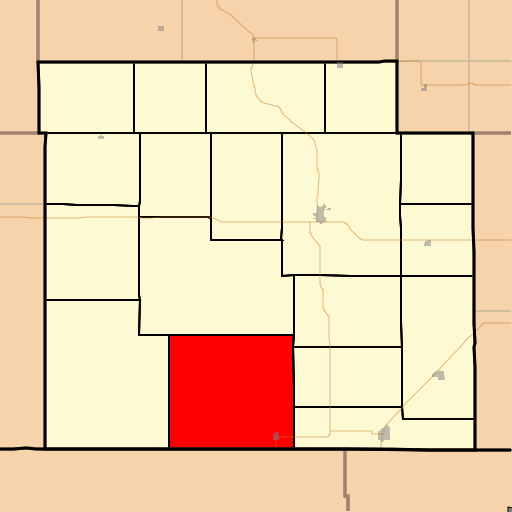 File:Map highlighting Elwood Township, Barber County, Kansas.svg