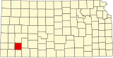 Mappa del Kansas che evidenzia Haskell County.svg