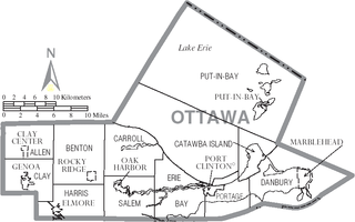 Map of Ottawa County Ohio With Municipal and Township Labels.PNG
