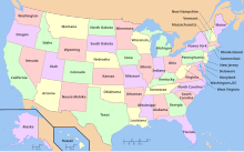 Establecer Magistrado Explícito Archivo:Map of USA with state names es.svg - Wikipedia, la enciclopedia  libre