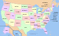 USA har 50 delstater, de to siste kom i 1959.