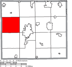 موقعیت بخش چستر، شهرستان وین، اوهایو در نقشه