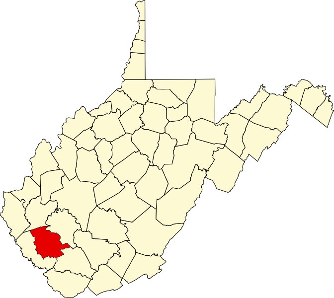 File:Map of West Virginia highlighting Logan County.svg