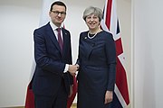 Mateusz Morawiecki i Theresa May (2017)