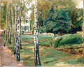 Макс Ліберманн «Березова алея в саду на Ваннзее» 1918