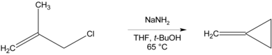 Préparation de méthylènecyclopropane.