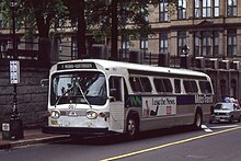 Metro Transit bus on Barrington Street, 1990 Metro Transit Halifax (16579220042).jpg