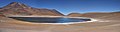 Panorama der Laguna Miñiques, Chile