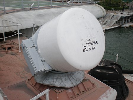 ไฟล์:Minsk_port_bow_AK-630_CIWS_gun_fire_control_radar.JPG