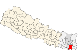Distretto di Morang – Localizzazione