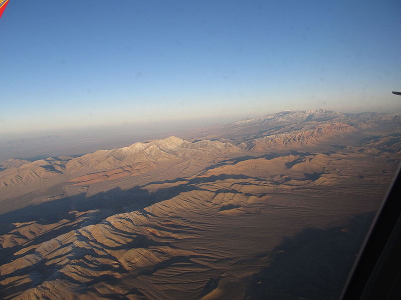 File:Mount Potosi from Flight Between Las Vegas, Nevada and Orange County, California (6575742351).jpg