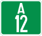 NGA road A12.svg