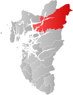 Suldals kommun i Rogaland fylke.