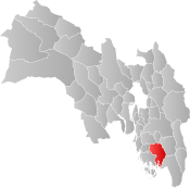 Sarpsborg au sein de Viken