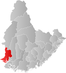 Locatie van Flekkefjord