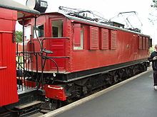 A New Zealand Railways EO class locomotive at Ferrymead.