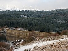 Nant dam prevents water from spilling into Glen Nant Nant Dam - geograph.org.uk - 1064319.jpg