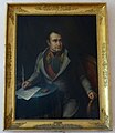 Napoléon signant son abdication à Fontainebleau, huile sur toile de Charles Dusaulchoy