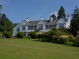 Brockhole House, gardens and visitor centre run by the Lake District National Park Authority on the shore of Lake Windermere