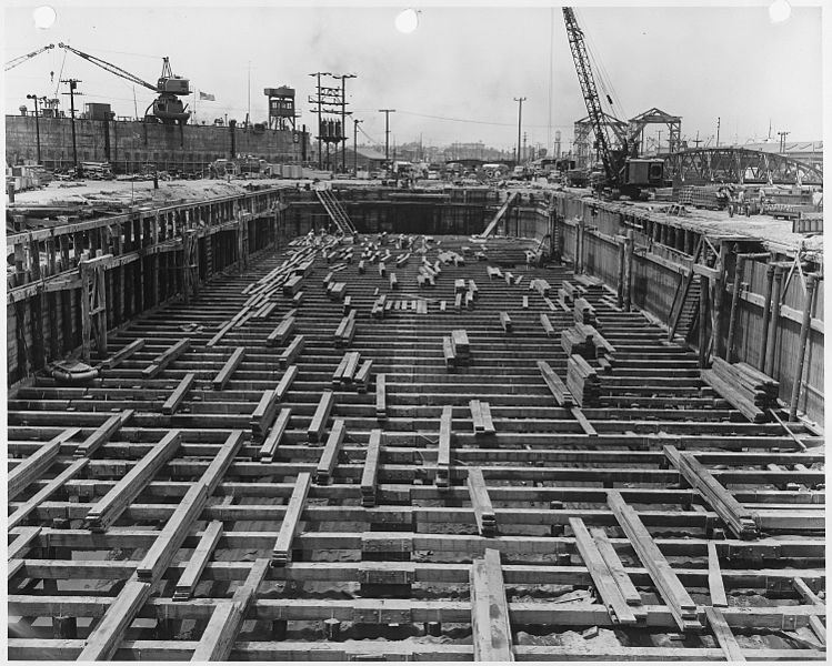 File:Naval Air Station, San Pedro, June 30, 1945 - View of Basin No. 2 - Preparations being made for Construction - ARDC-14 - NARA - 295538.jpg