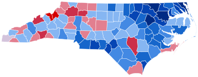 Résultats de l'élection présidentielle de Caroline du Nord 1916.svg