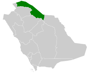 Poziția localității Al Hudud ash Shamaliyah
