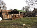 Čeština: Otevřené stání v Nových Dvorech. Okres Příbram, Česká republika. English: Open stables in Nové Dvory village, Příbram District, Czech Republic.