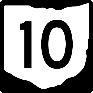 <span class="mw-page-title-main">Ohio State Route 10</span> Highway in Ohio