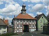 German gatehouse in Lich, Hesse built in 1782