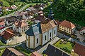 * Nomination Catholic parish church St. Burkard in Oberailsfeld, aerial view --Ermell 06:50, 3 October 2021 (UTC) * Promotion  Support Good quality. --JoachimKohler-HB 08:33, 3 October 2021 (UTC)